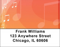 Color Me Musical Address Labels | LBQBE-92