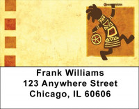 African Tribal Musicians Address Labels | LBQBF-03
