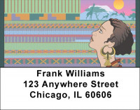Black Beauties Address Labels | LBQBF-05