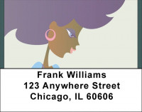 Black Beauties Address Labels | LBQBF-05