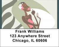 Black Beauties Address Labels | LBQBF-05