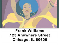 Black Beauties Address Labels | LBQBF-05