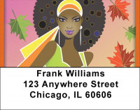 Black Divas Address Labels | LBQBF-06