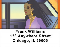 Black Divas Address Labels | LBQBF-06