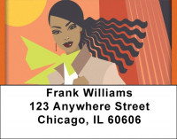 Black Divas Address Labels | LBQBF-06