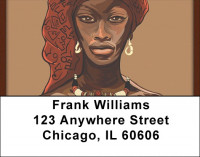 Women From Africa Address Labels | LBQBF-18