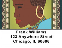 Women From Africa Address Labels | LBQBF-18