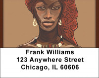 Women From Africa Address Labels | LBQBF-18