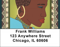 Women From Africa Address Labels | LBQBF-18