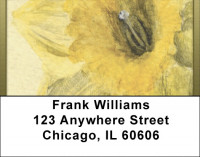 Artistic Daffodils Address Labels | LBQBG-38