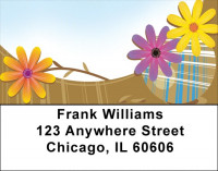 Crazy Daisy Address Labels | LBQBG-40