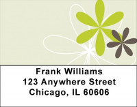 Quiet Retro Address Labels | LBQBG-45