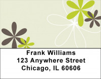 Quiet Retro Address Labels | LBQBG-45