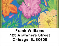 Hot Hawaiian Prints Address Labels | LBQBG-64