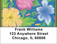 Hot Hawaiian Prints Address Labels | LBQBG-64