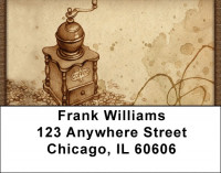 Vintage Coffee, Tea Or Me Address Labels | LBQBH-42