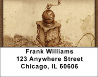 Vintage Coffee, Tea Or Me Address Labels | LBQBH-42