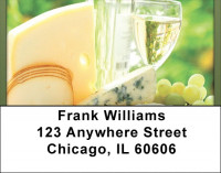 Fine White Wines Address Labels | LBQBH-45