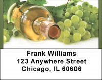 Fine White Wines Address Labels | LBQBH-45
