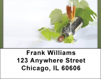 Fine White Wines Address Labels | LBQBH-45