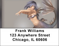 Mermaid Moments Address Labels | LBQBH-59
