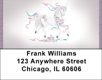 Carousels And Unicorns Address Labels | LBQBH-65