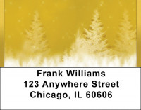 Golden Holidays Address Labels | LBQBH-87
