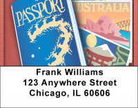 North Pole Passport Address Labels | LBQBH-90
