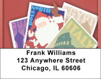 North Pole Passport Address Labels | LBQBH-90