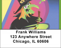 Funky Witches Address Labels | LBQBH-96