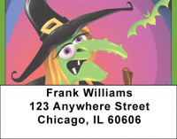Funky Witches Address Labels | LBQBH-96