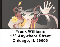 Seductive Vampire Address Labels | LBQBI-01