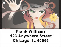 Seductive Vampire Address Labels | LBQBI-01