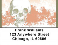 Skull Art Address Labels | LBQBI-03