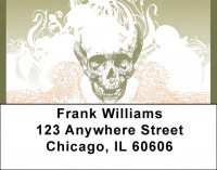 Skull Art Address Labels | LBQBI-03