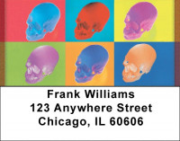 Skull Hallucinations Address Labels | LBQBI-05
