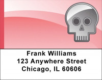 Skull Vibes Address Labels | LBQBI-06