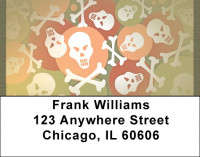 Skulls And Crossbones Address Labels | LBQBI-12