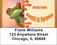 Dumb Is Forever Address Labels | LBQBI-43
