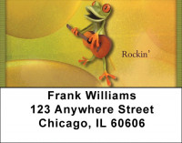 Rock out Address Labels | LBQBI-47