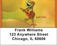 Rock out Address Labels | LBQBI-47