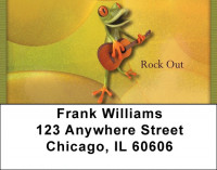 Rock out Address Labels | LBQBI-47