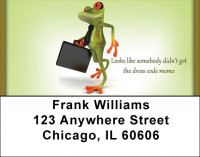 Office Thoughts Address Labels | LBQBI-49