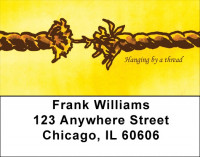 Hanging By A Thread Address Labels | LBQBI-60