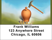 Breaking The Bank Address Labels | LBQBI-84