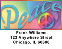 Rainbows Of Peace Address Labels | LBQBI-93