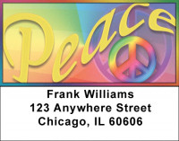 Rainbows Of Peace Address Labels | LBQBI-93