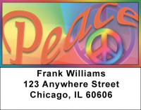 Rainbows Of Peace Address Labels | LBQBI-93