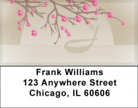 Cherry Blossom Serenity - J Address Labels | LBQBJ-68