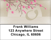 Cherry Blossom Serenity - O Address Labels | LBQBJ-73